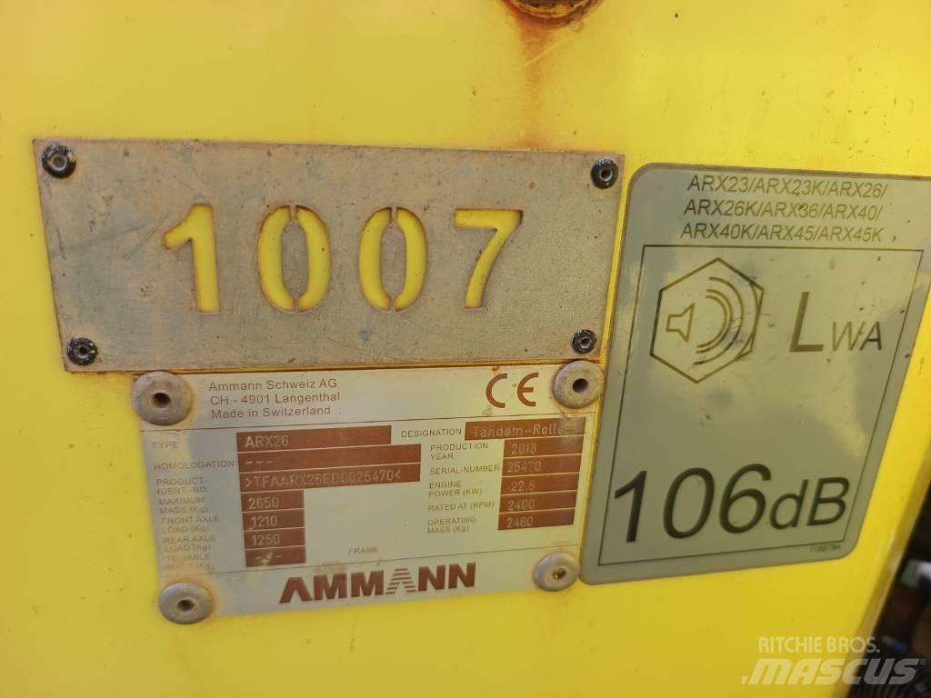 Ammann ARX 26 Dvojni valjarji
