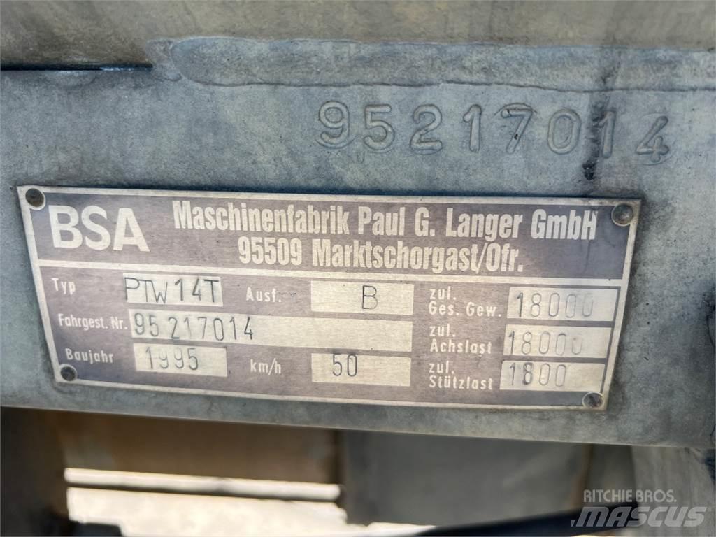 BSA PTW 14 T Cisterne za gnojnico