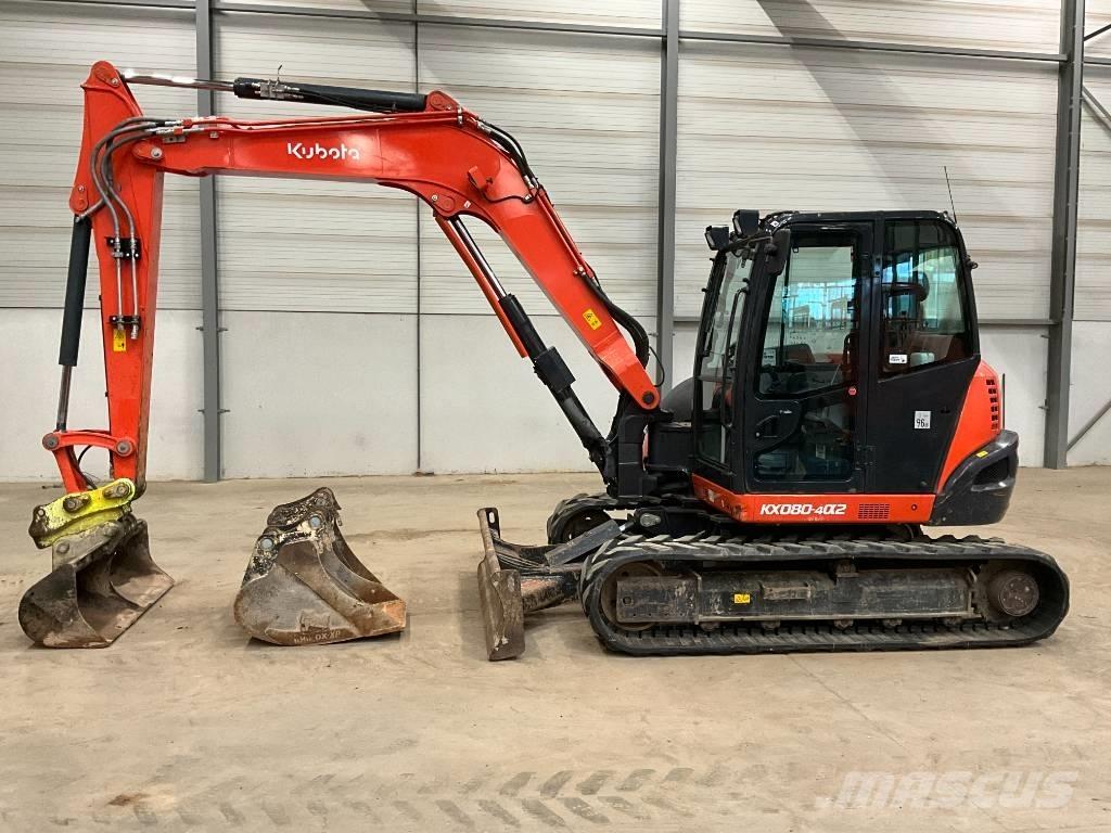 Kubota KX 080-4 A 2 Midi bagri 7t – 12t