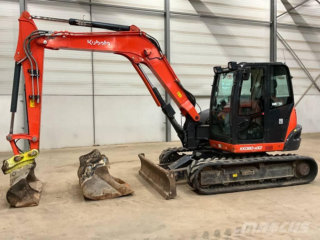 Kubota KX 080-4 A 2 Midi bagri 7t – 12t