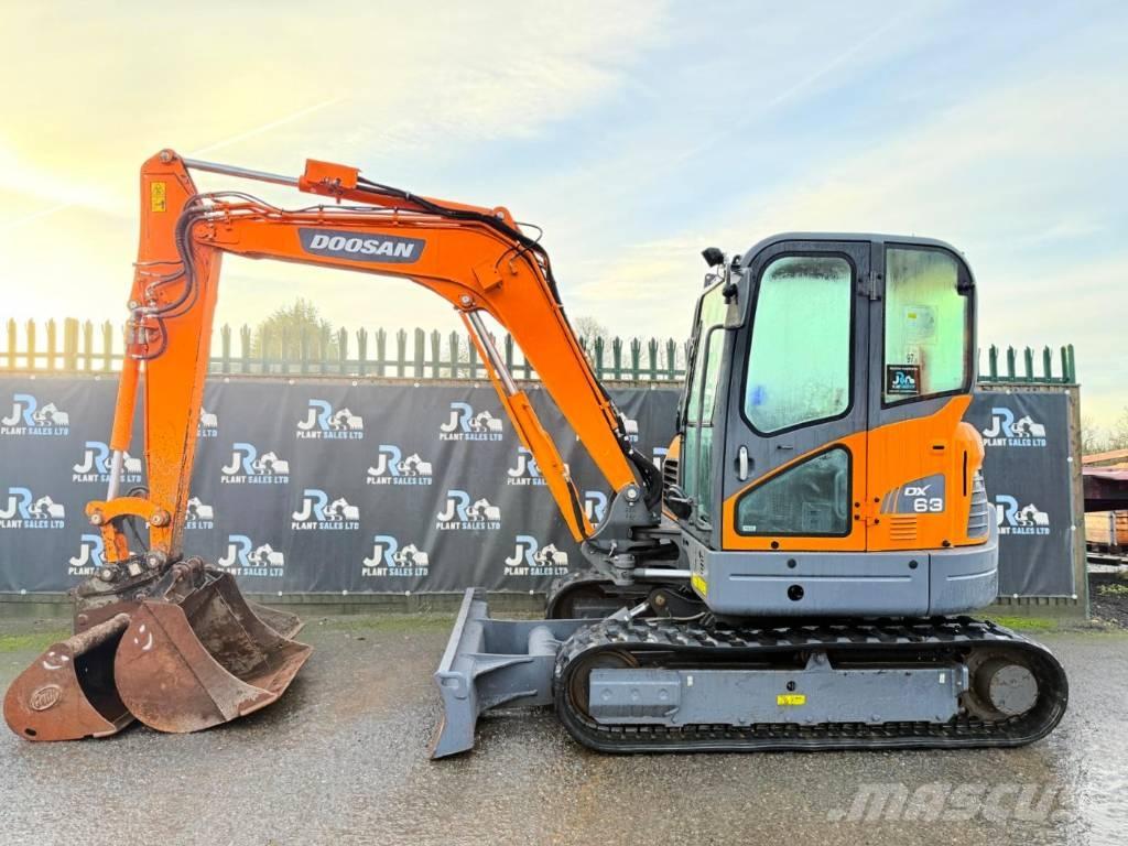 Doosan DX 63-3 Bagri goseničarji