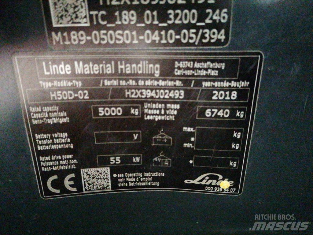 Linde H50D-02 Dizelski viličarji