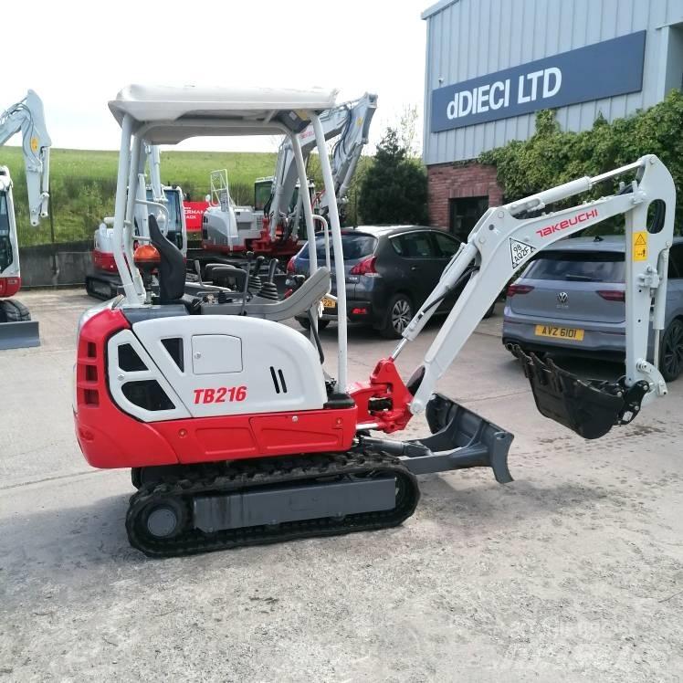 Takeuchi TB216 Mini bagri <7t