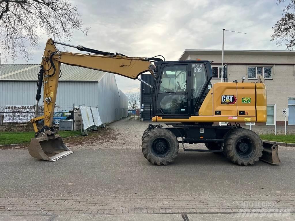 CAT 314 Next gen Bagri na kolesih