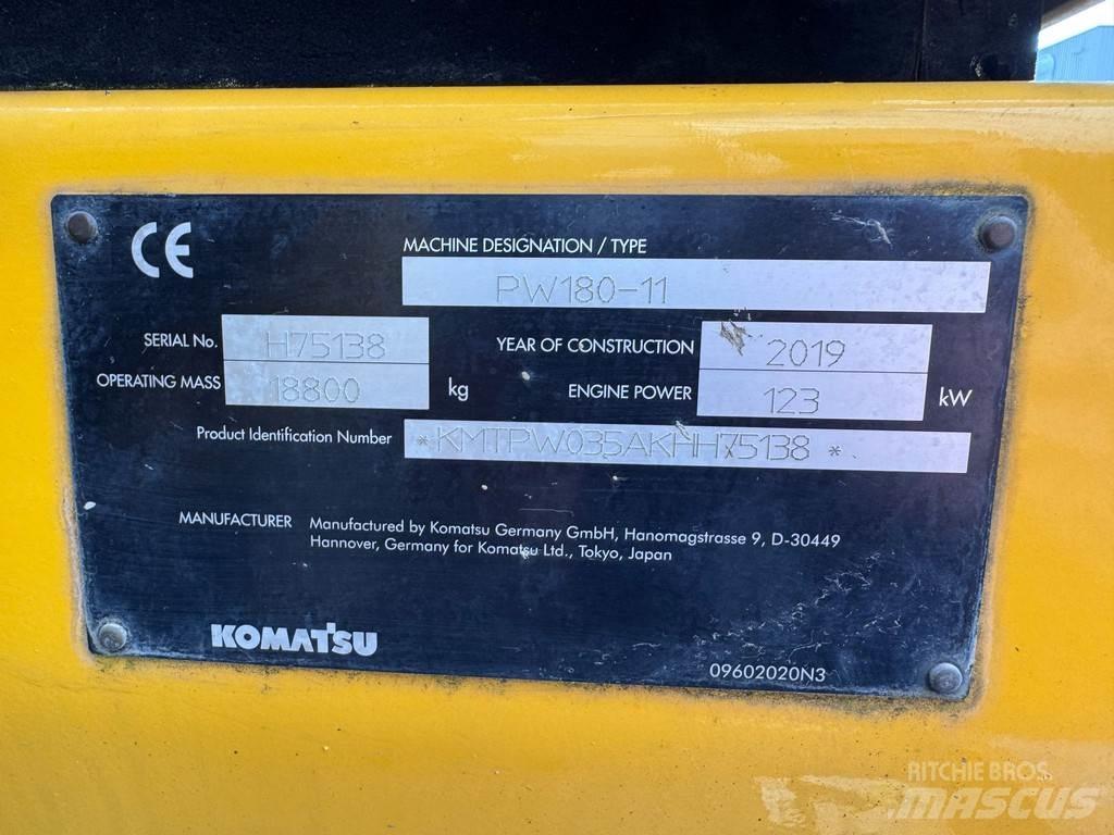 Komatsu PW180-11 Bagri na kolesih