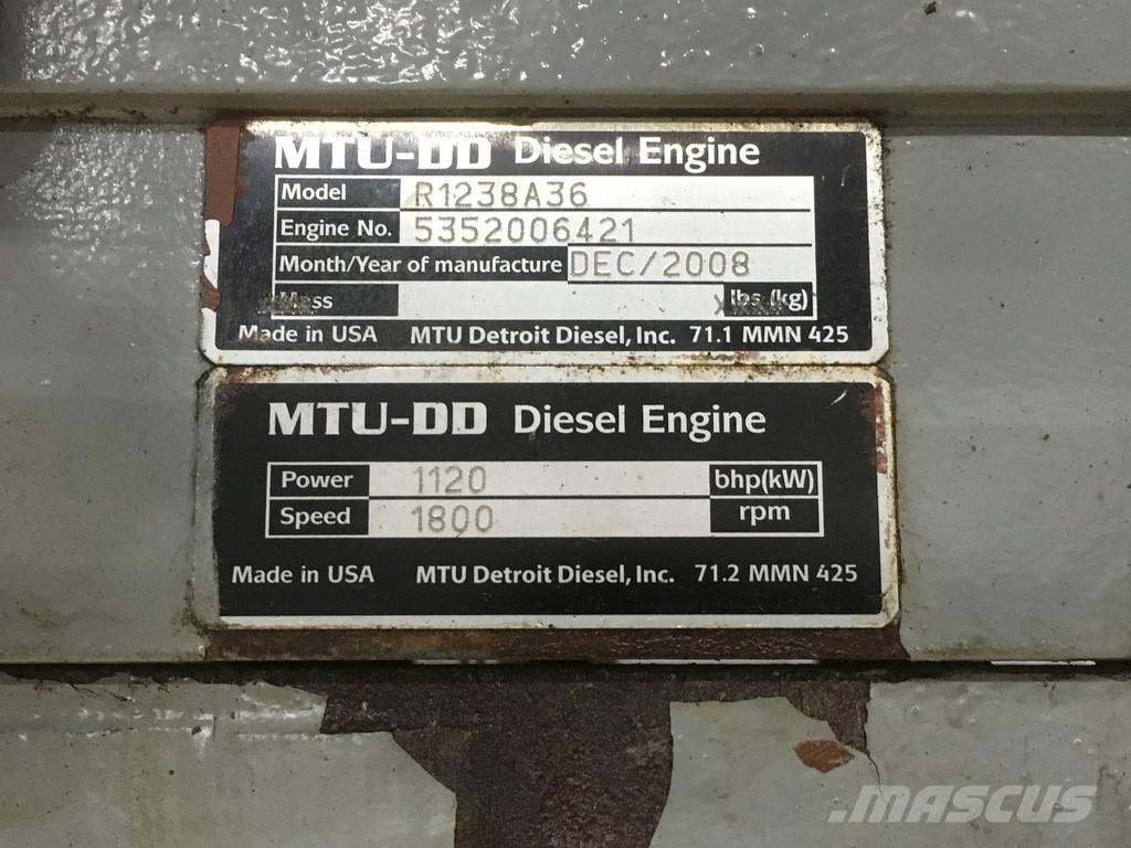 MTU 12V2000 USED Motorji