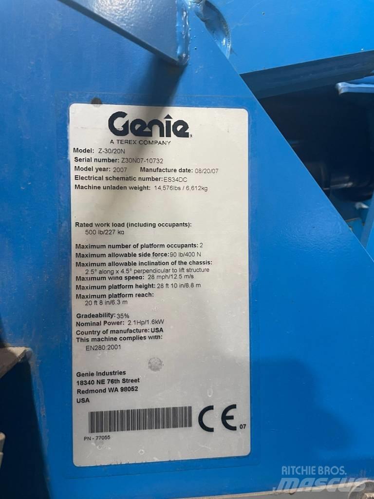 Genie Z 30/20 N RJ Zglobne dvižne ploščadi