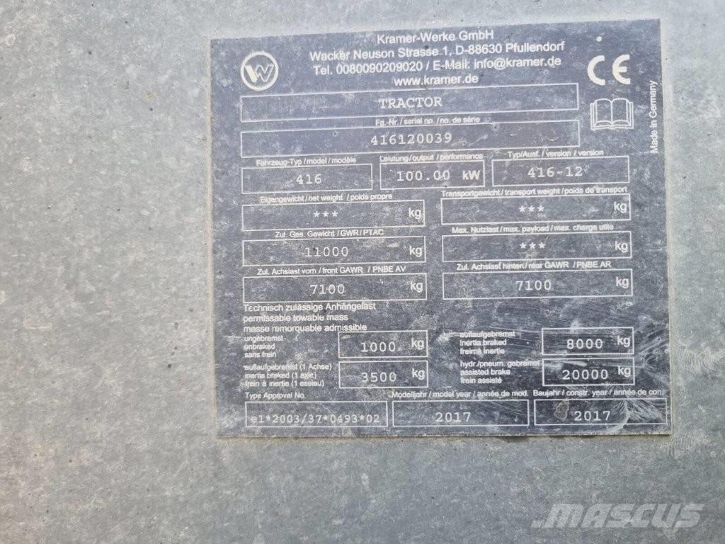 Kramer KT 447 Teleskopski viličarji