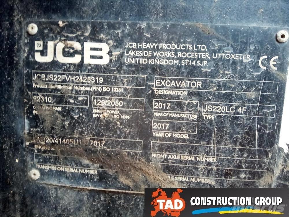 JCB JS 220 LC Bagri goseničarji