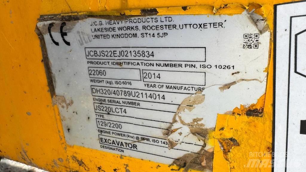 JCB JS 220 LC Bagri goseničarji