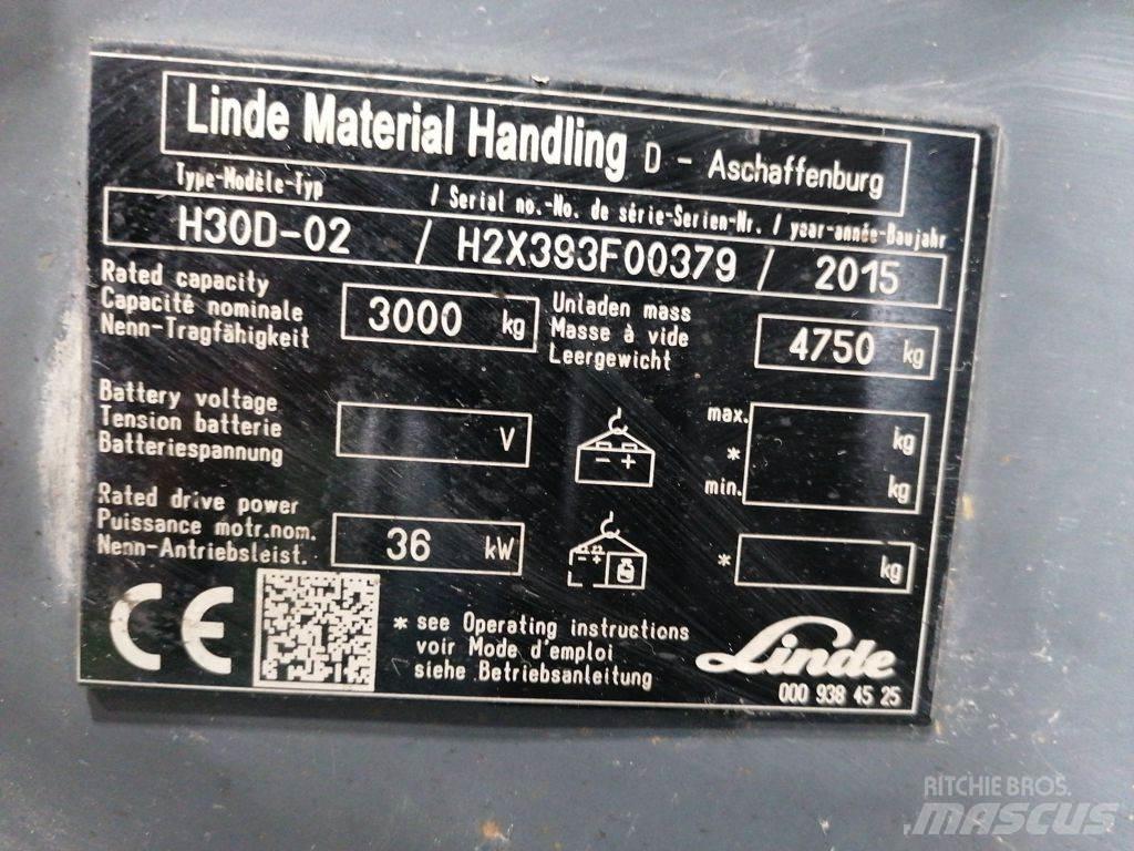 Linde H30D-02 Dizelski viličarji