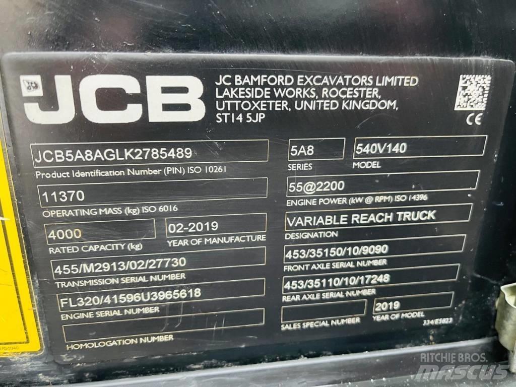 JCB 540-140 Teleskopski viličarji