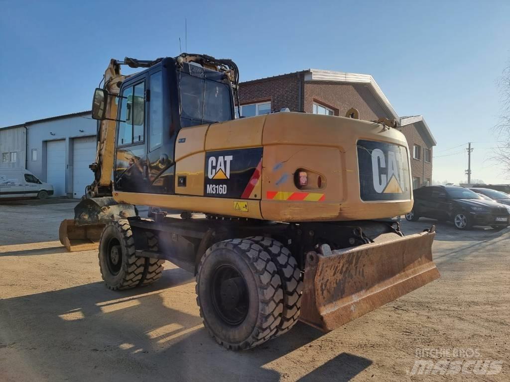 CAT M 316 D II Bagri na kolesih
