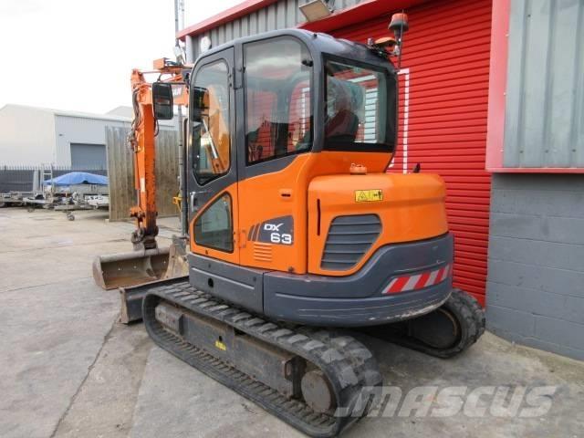 Doosan DX 63-3 Mini bagri <7t