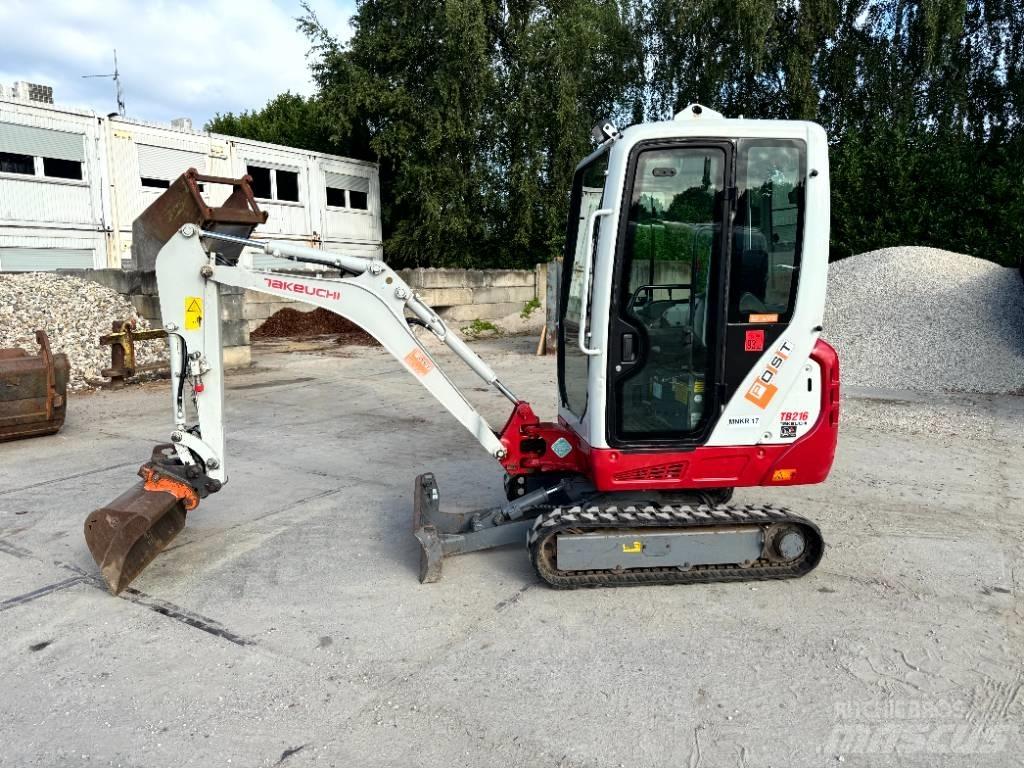 Takeuchi TB 216 Mini bagri <7t
