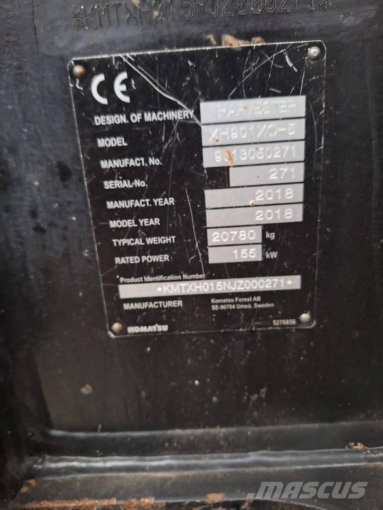 Komatsu 901 XC Harvesterji