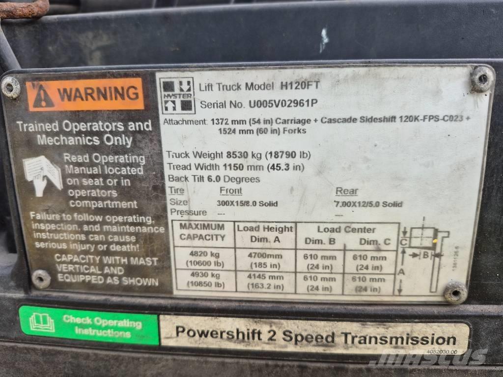 Hyster H 120 Viličarji - drugo