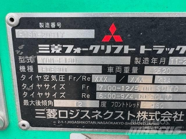 Mitsubishi FD 18 Dizelski viličarji
