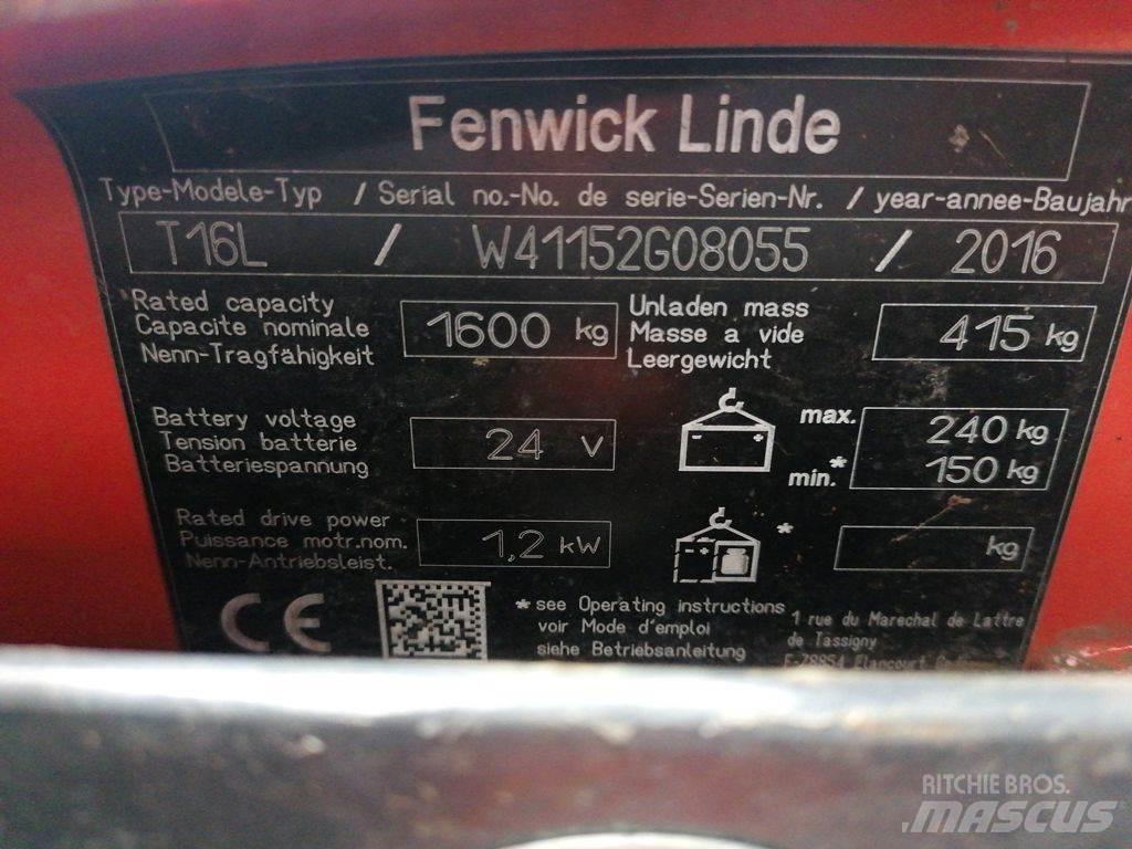 Linde T16L Ročni paletnik
