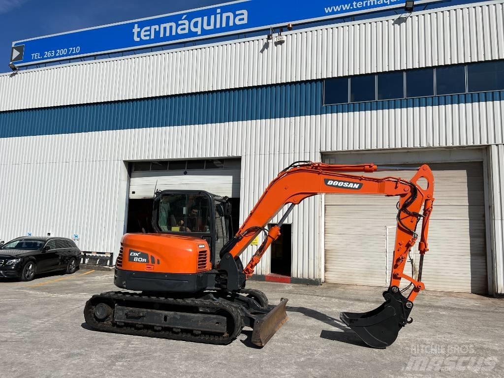 Doosan DX 80 R Midi bagri 7t – 12t