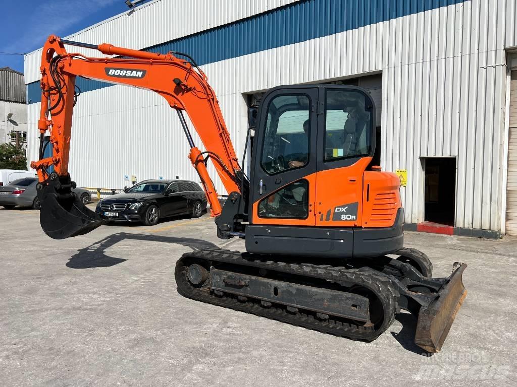 Doosan DX 80 R Midi bagri 7t – 12t