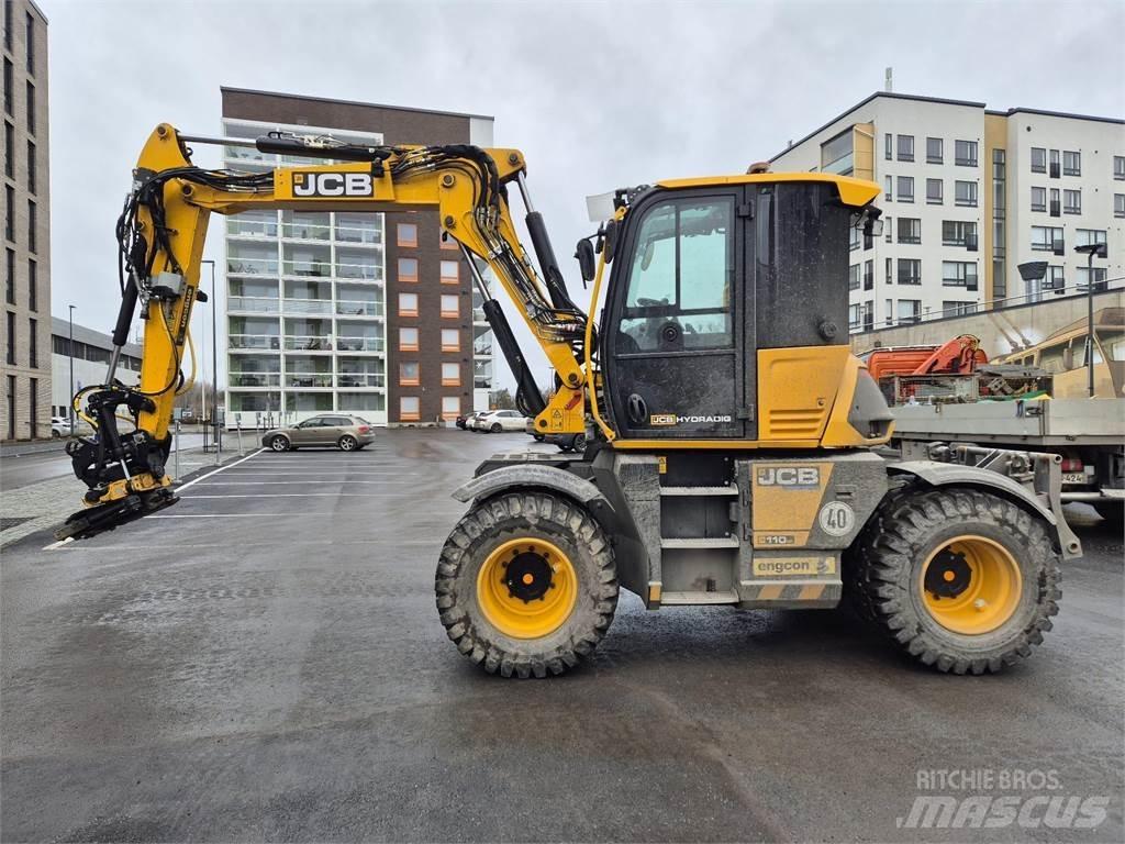 JCB Hydradig 110W Bagri na kolesih