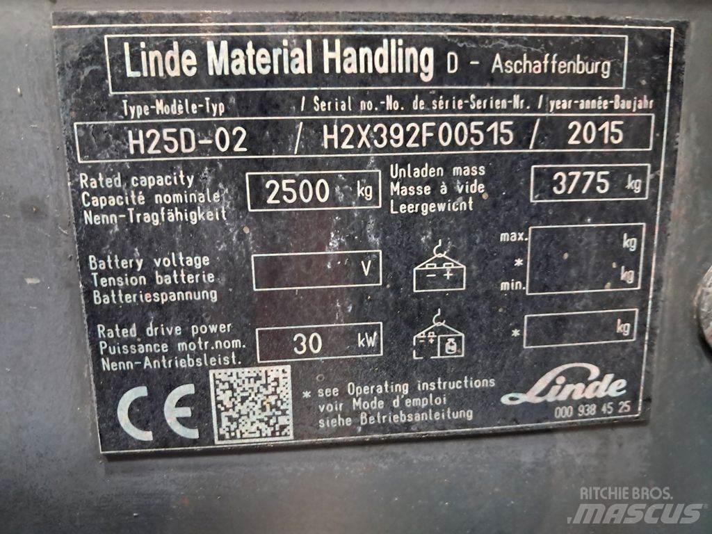Linde H25D-02 Dizelski viličarji
