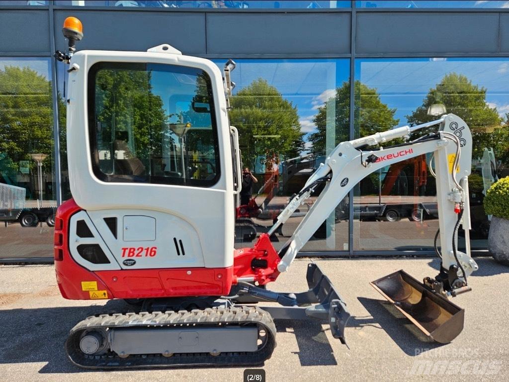 Takeuchi TB 216 Mini bagri <7t