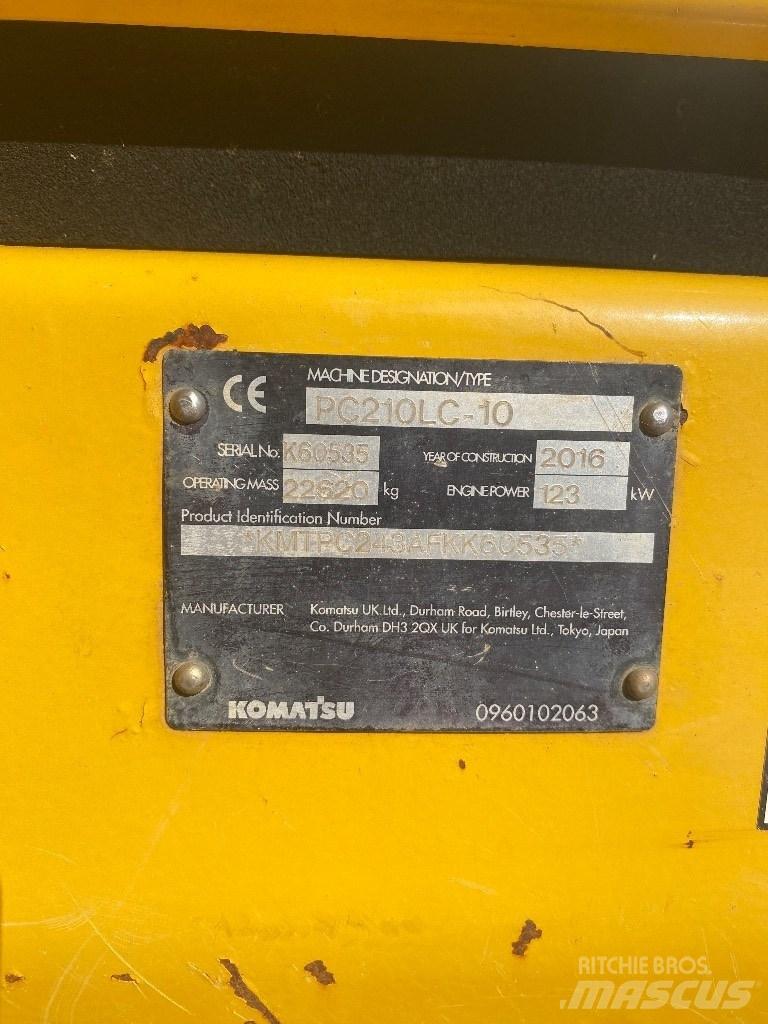 Komatsu PC 210 LC-10 Bagri goseničarji