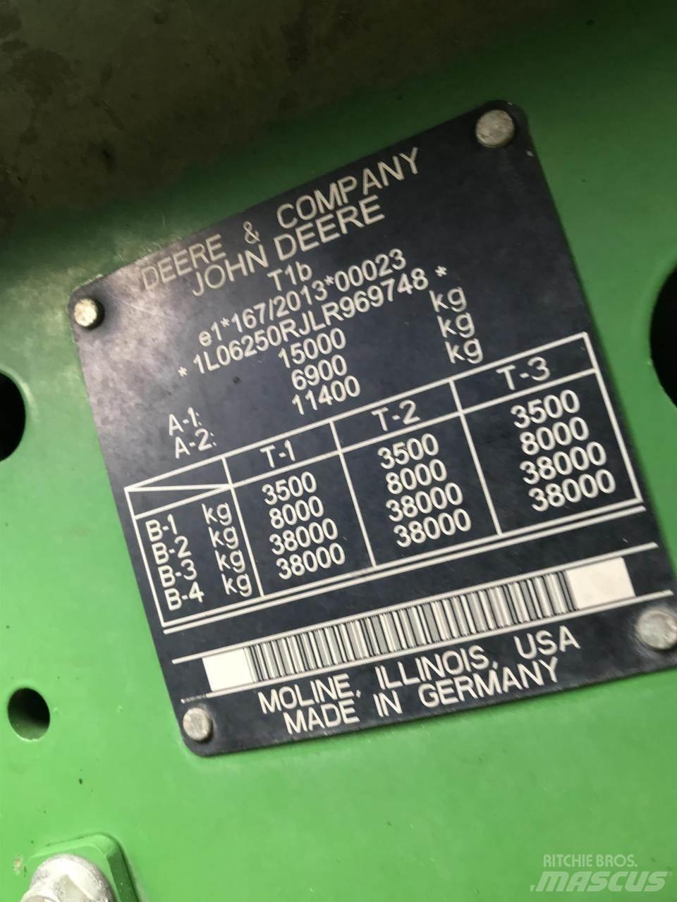 John Deere 6250R Traktorji