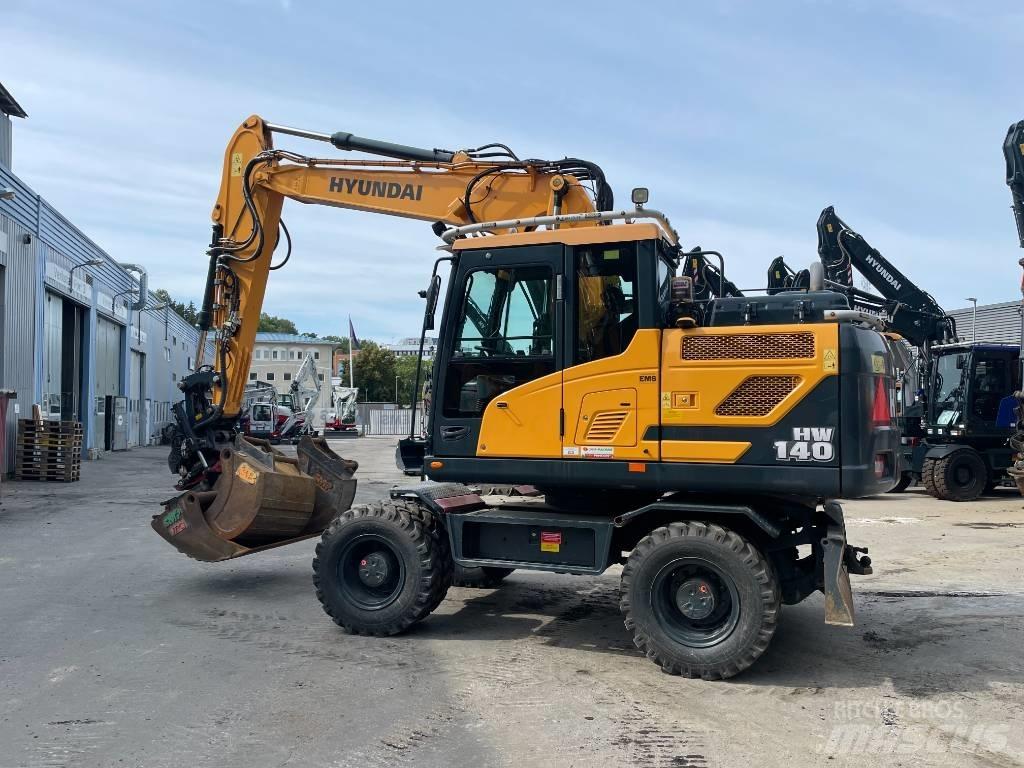 Hyundai HW140 Bagri na kolesih