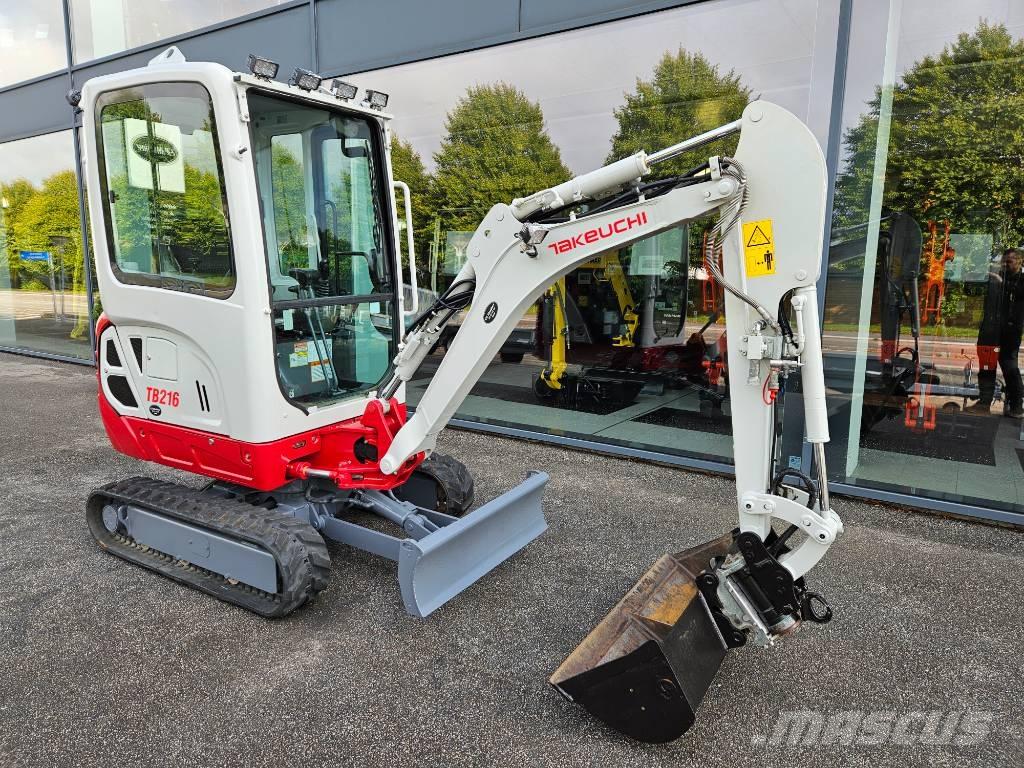 Takeuchi TB 216 Mini bagri <7t