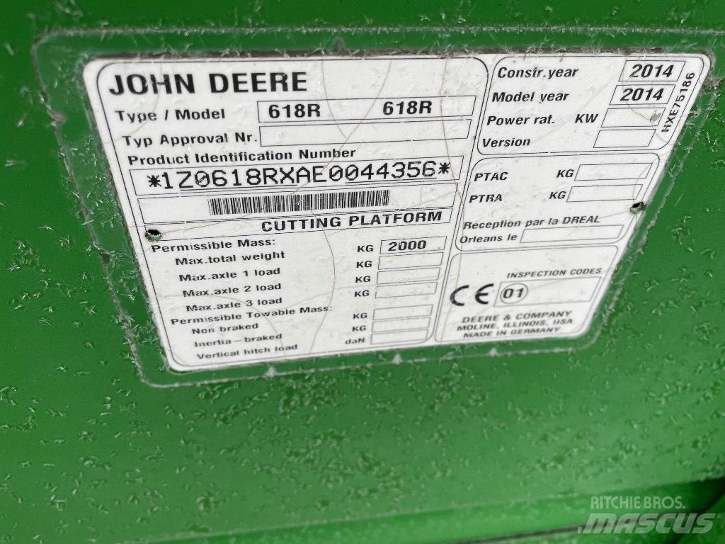 John Deere W 540 Kombajni