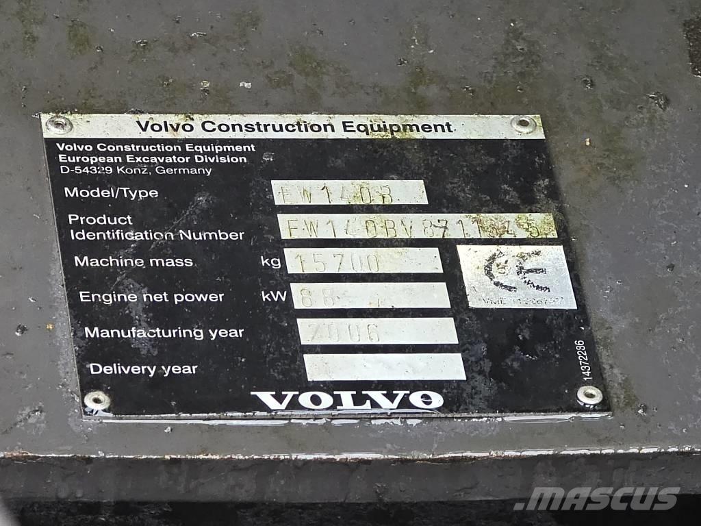 Volvo EW 140 B Bagri na kolesih