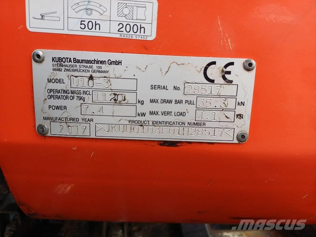 Kubota U 10-3 G Mini bagri <7t