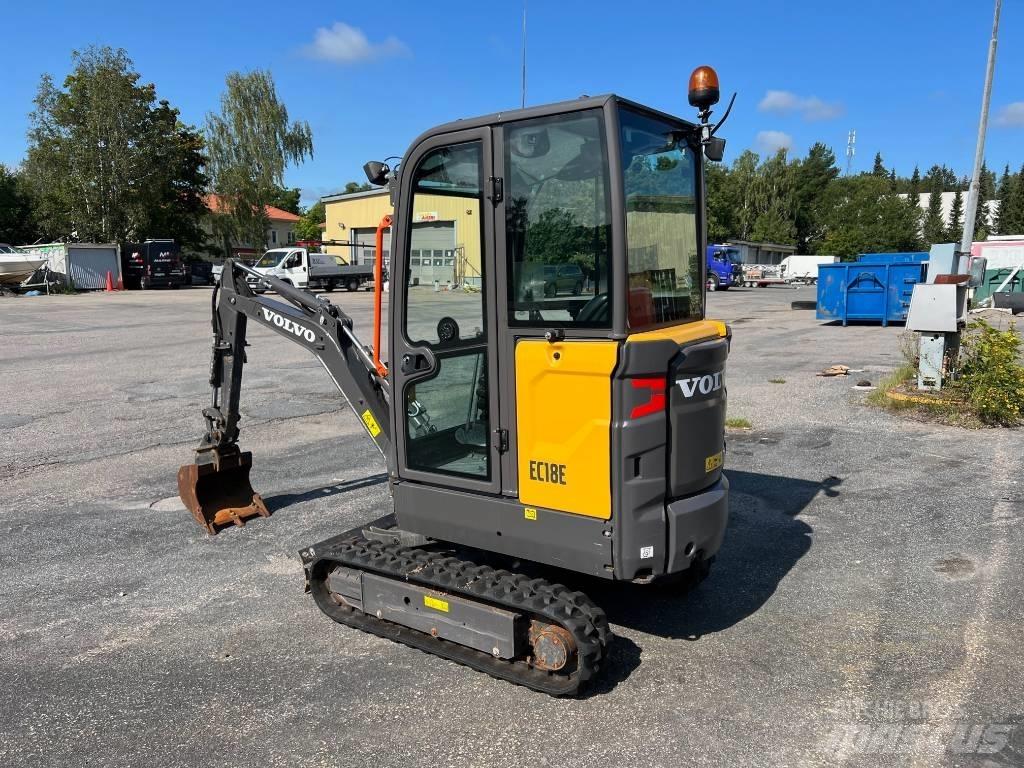 Volvo EC 18 E Mini bagri <7t