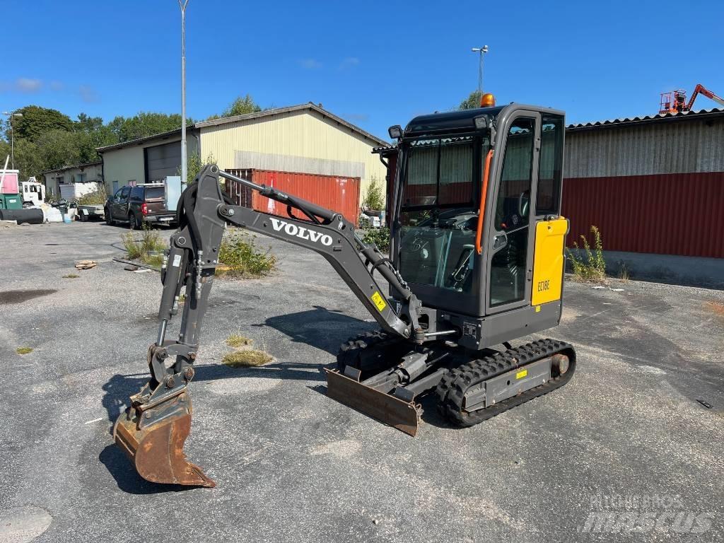 Volvo EC 18 E Mini bagri <7t