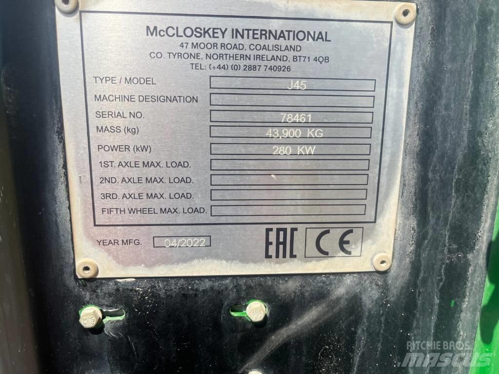 McCloskey J45 Mobilni drobilniki
