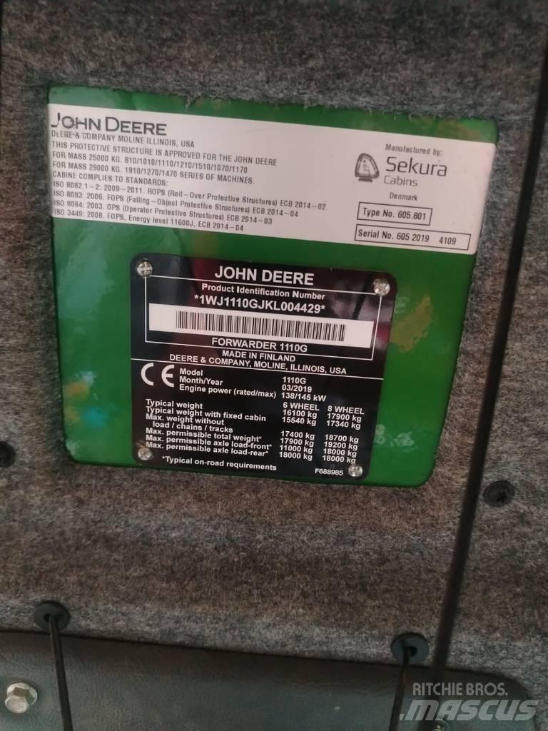 John Deere 1110 Forwarderji
