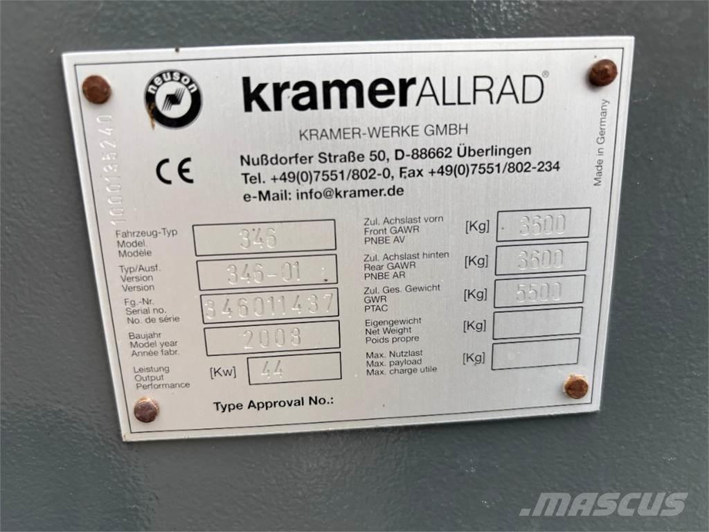 Kramer 750 Kolesni nakladalci