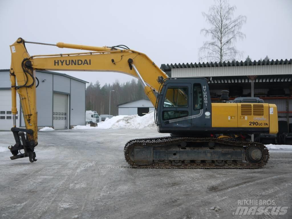 Hyundai R 290 LC-7A Bagri goseničarji