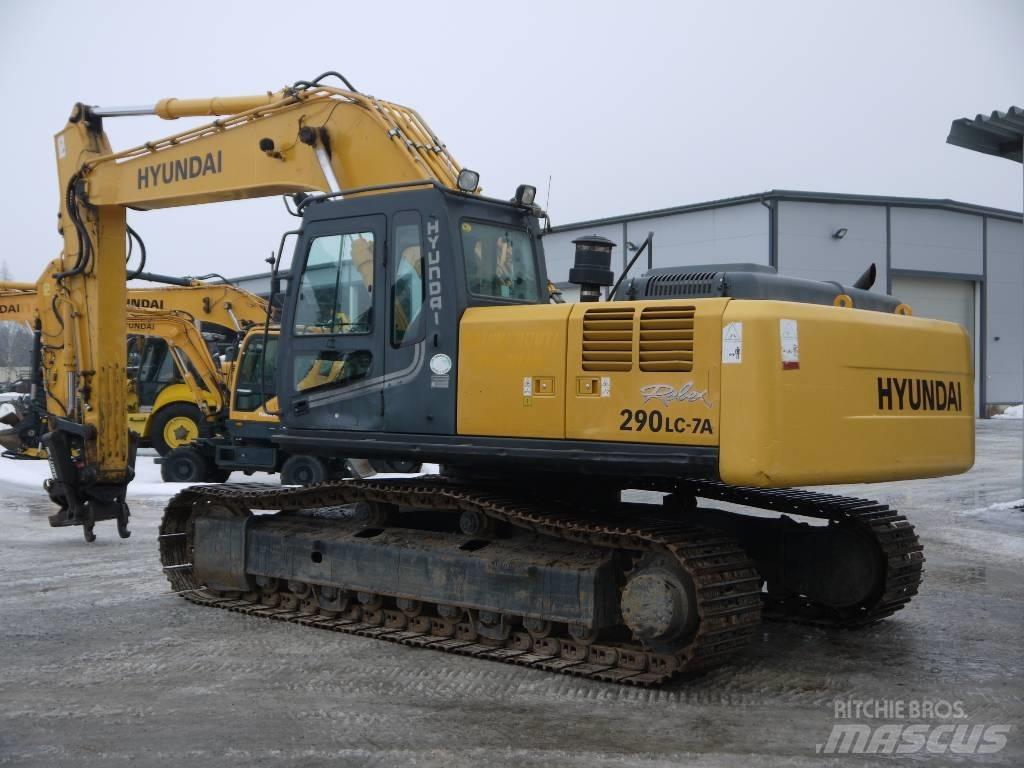 Hyundai R 290 LC-7A Bagri goseničarji