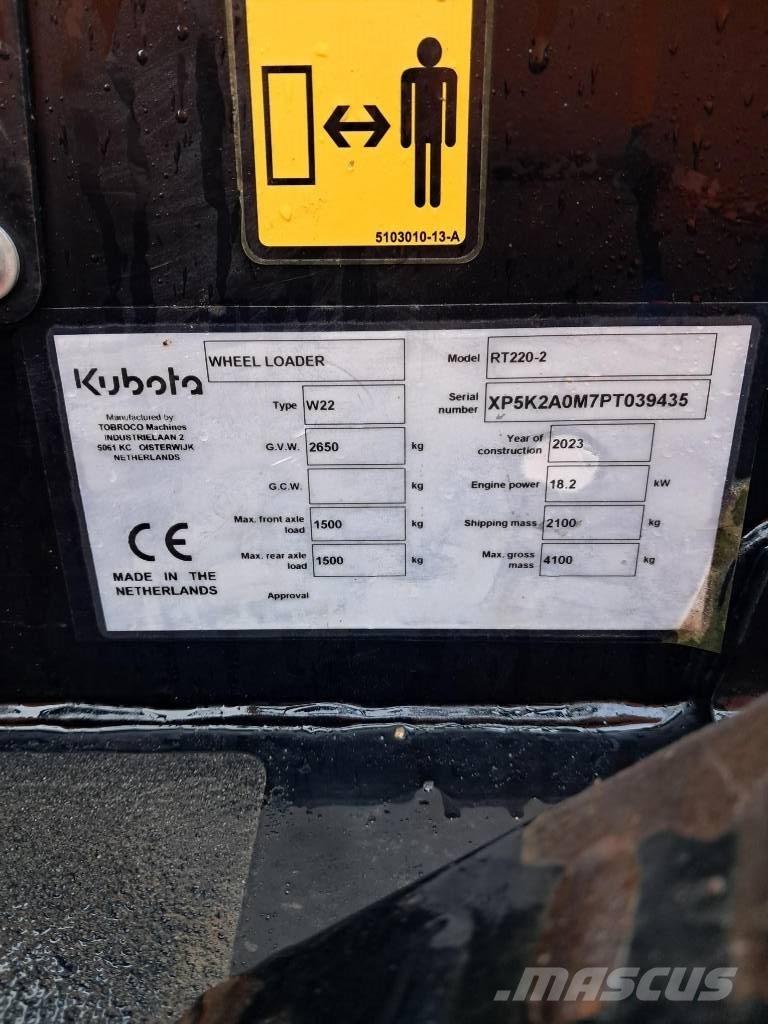 Kubota RT 220-2e Mini nakladalci