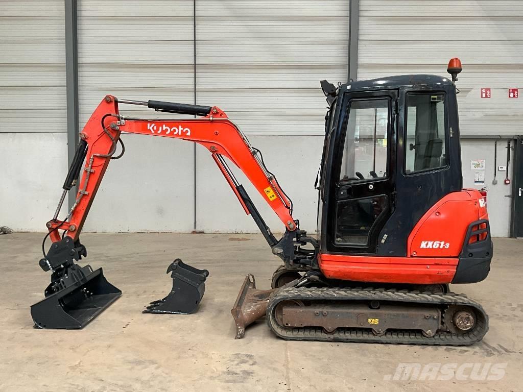 Kubota KX 61-3 Mini bagri <7t