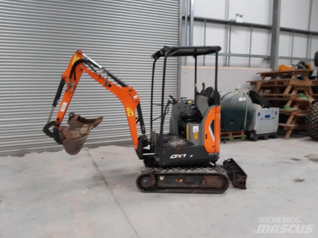 Doosan DX17Z Mini bagri <7t