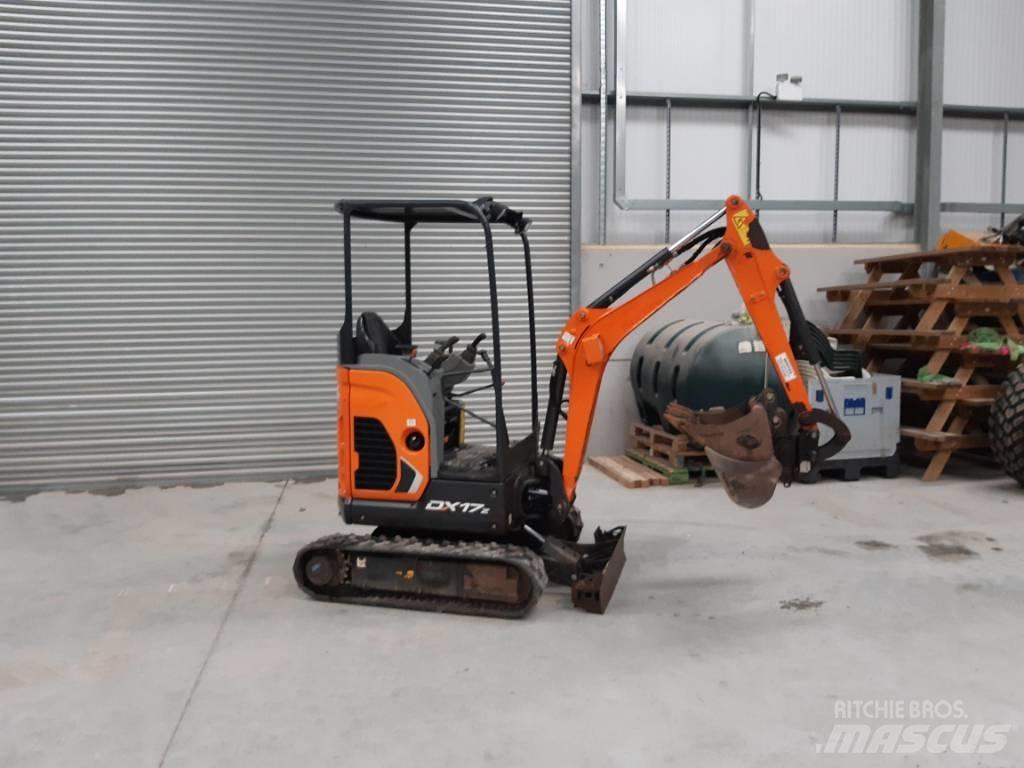 Doosan DX17Z Mini bagri <7t