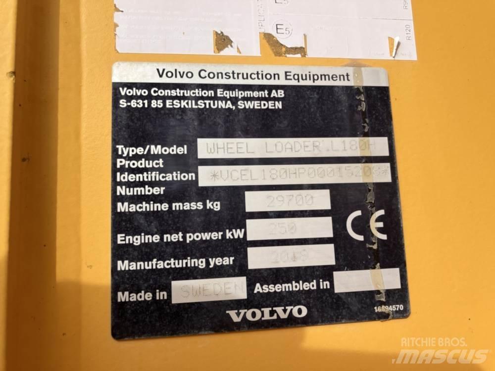 Volvo L180H Kolesni nakladalci
