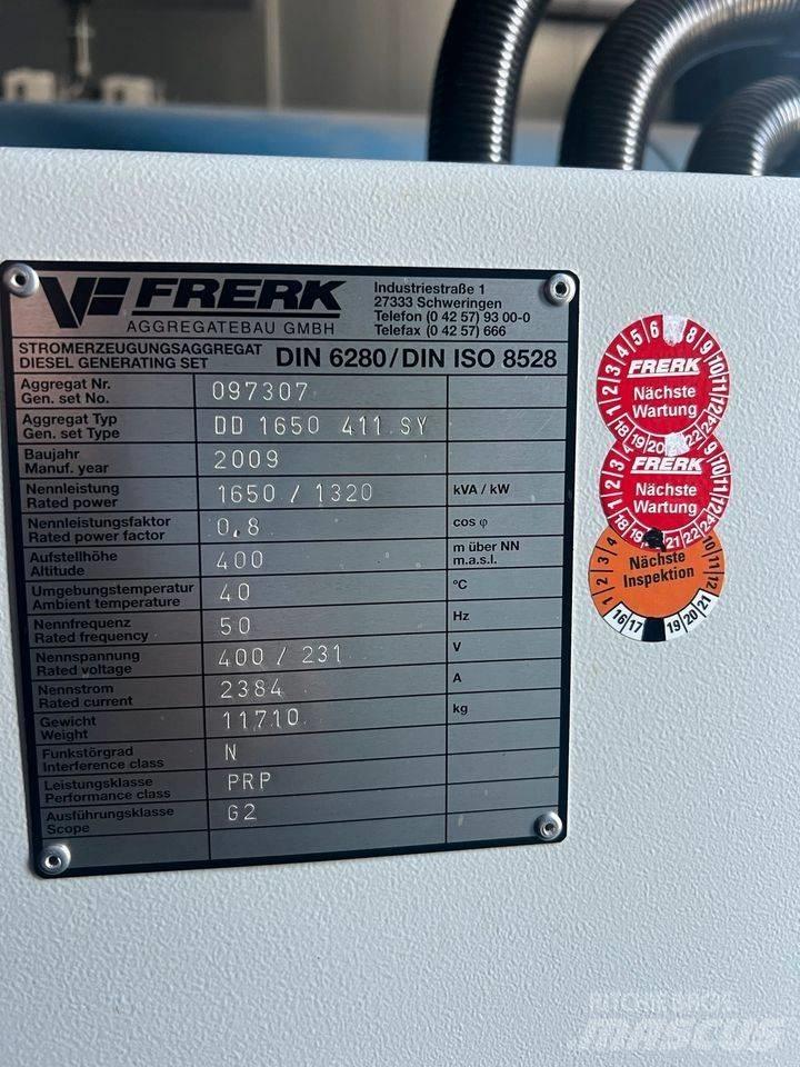 MTU 1650 KVA Dizelski agregati