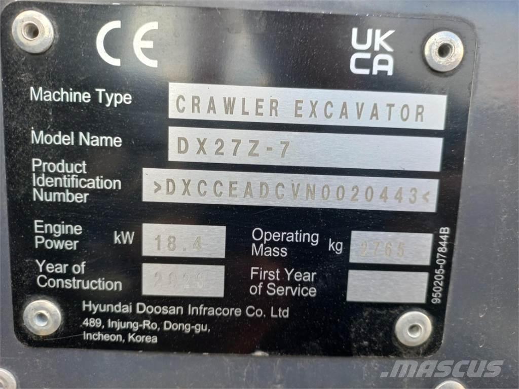 Develon DX27Z-7 Kmetijstvo - drugo