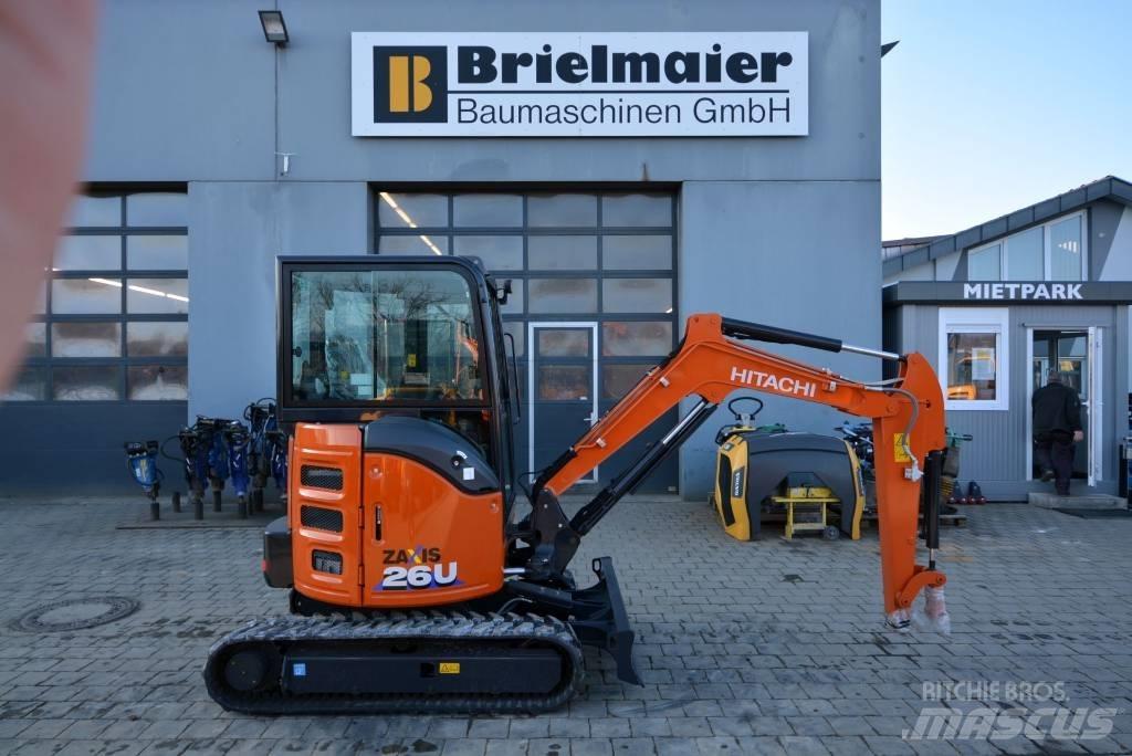 Hitachi ZX 26 U-6 Mini bagri <7t